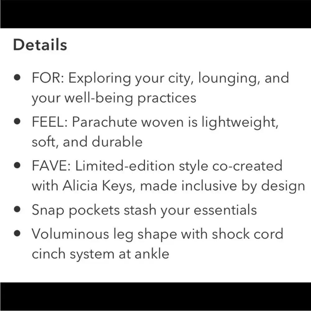 Athleta nwt alicia